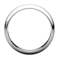 thumbnail image 2 of 10k White Gold 5mm Half Round Band Ring - 5.0 Grams - Size 11, 2 of 2