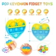 thumbnail image 2 of Llavero Fidget Toy PicCircuit Pop Heart, 30 unidades, para niños, 2 of 7