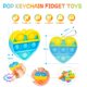 thumbnail image 2 of Llavero Fidget Toy PicCircuit Pop Heart, 30 unidades, para niños, 2 of 7