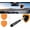 Orange, variant on Windshield Window Cleaner Tool,Windshield Cleaner Car Windshield Cleaning Tool with Reusable Microfiber Pads Glass Wiper Kit with Extendable Handle Car Window Cleaner for Car Cleaning (1,Green)