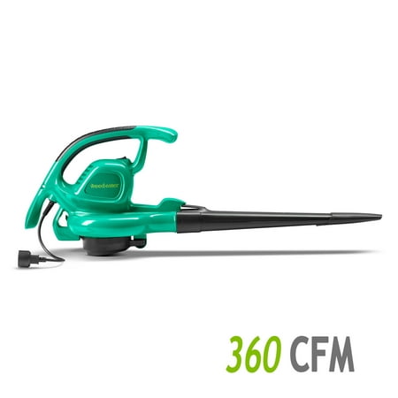Weed Eater Electric Corded 12.5 Amp 360 CFM / 200 MPH Handheld Leaf Blower/Vacuum, (Best Electric Leaf Blower Vacuum)