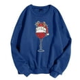 thumbnail image 1 of WEAIXIMIUNG Chandails en Molleton pour Femmes Pack Hiver Noël 2024 Col Rond Rouge Imprimé à Manches Longues Chandail à Capuchon, 1 of 2