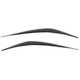 thumbnail image 4 of Headlight Eyelid Trim, Front Headlight Eyebrow 2 Pcs Colorfast Exquisite Appearance Abrasion Resistance   For Car, 4 of 8
