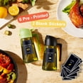 thumbnail image 6 of CXINYI 16 oz Glass Olive Oil Dispenser for Kitchen, 2 in 1 Oil Sprayer Bottle for Cooking, Salad, BBQ and Frying, 2Black, 6 of 6