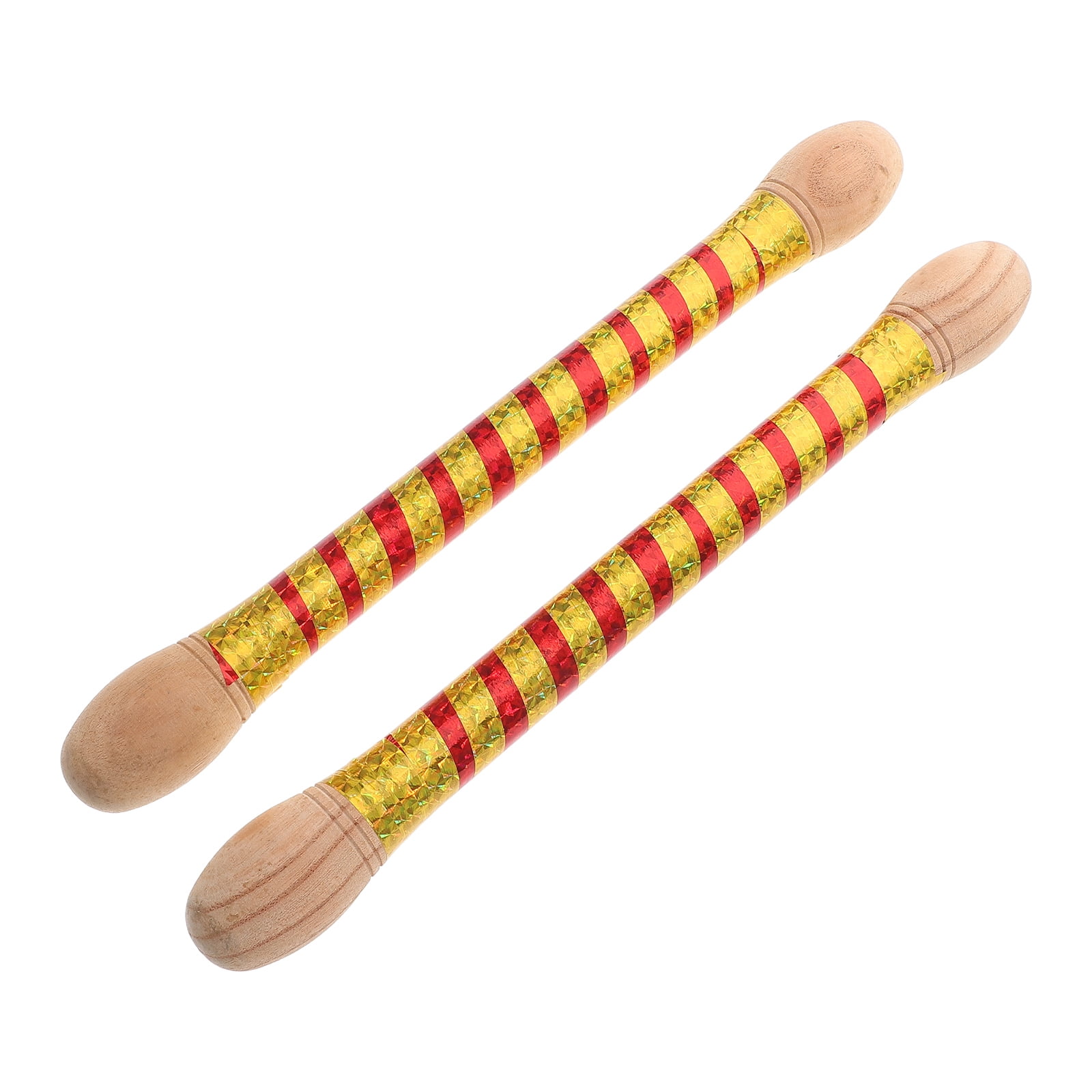 WEUVEB Wooden Drumsticks for Students and Adults, 2pcs Multi-Purpose Casual for Practice and Play