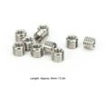 thumbnail image 4 of 10-Pack Stainless Steel Thread Repair Nuts, 303 Stainless Steel Fasteners for Threaded Hole Restoration, M6 x 1.0mm Female & M10 x 1.5mm Male Threads, 8mm Length, Slotted Design, Ideal for Aviation,, 4 of 6