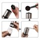 thumbnail image 3 of Molinillo de café manual perfecl de cerámica cónica Acero inoxidable portátil, 3 of 8