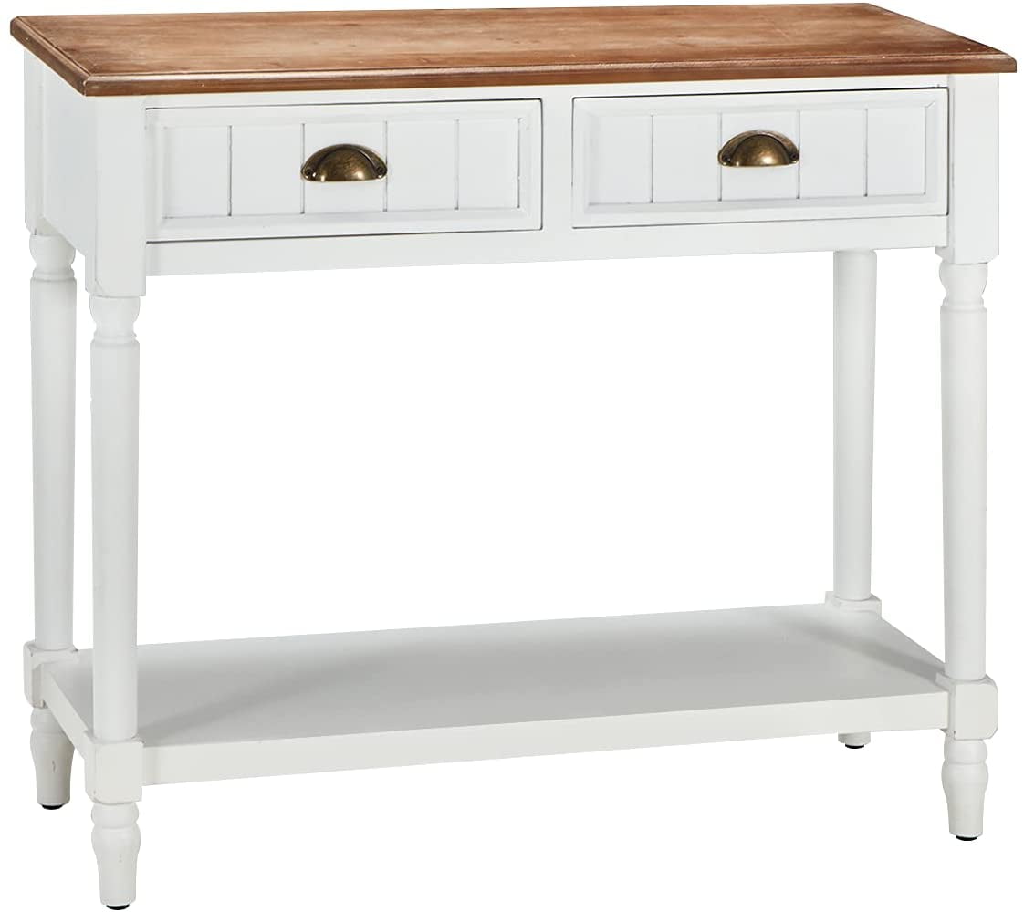 argos white hall table