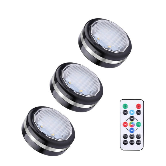Under Cabinet Lights 16 Color LED Lights Color Changing LED Lights Battery Operated Dimmable With Remote And Timing Bedroom Gadgets