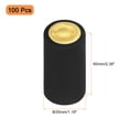 thumbnail image 2 of Uxcell 100 Pack Heat Shrink Wrap Sleeves Wine Shrink Wrap Cap, 30x60mm Black, 2 of 5