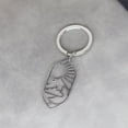 thumbnail image 4 of Fashion Moon Sun Cloud Keychain Stainless Steel Geometric Keyring Bag Car Key Decoration Girls Gift Scenery Jewelry, 4 of 5