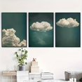 thumbnail image 4 of Fashion Vintage Clouds Canvas Painting 3 Piece Set-Frameless Bedroom, Living Room and Hallway Wall Art-High Quality Winter Decoration to Enhance Your Space Atmosphere, 4 of 7