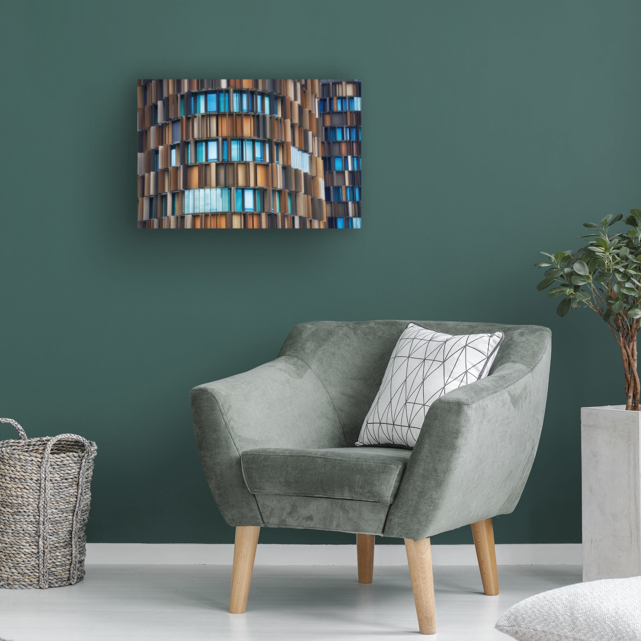 Canvas Wall Art - Luca Ulivi 'Windows' Wall Art for Living Room, Bedroom, or Office Décor by Trademark Fine Art - 47 x 30 Inches