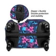 thumbnail image 2 of Pofeuu Blue Skull Flower Print Luggage Suitcase Cover Protector Luggage Washable Covers Aesthetic for 18/24/28/32 inch Luggage（No luggage included）-Large, 2 of 7
