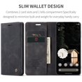 thumbnail image 3 of CaseMe Leather for Google Pixel 10A Case, Flip Wallet Leather Case with Card Holder Magnetic Closure Shockproof Kickstand Protective Phone Cases Cover,Black,For Google Pixel 10A, 3 of 11
