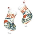 thumbnail image 3 of Daiia Cowboy Rising Horse Print Christmas Stocking，18"Large Knitted Xmas Stocking for Kids, Family Stocking for Fireplace Christmas Holiday Party Decoration, 3 of 7