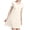 White, variant on Naittoop Bulit-in-Bra Nightgowns for Women Loose Crew Neck Sleepshirt Short Sleeve Comfy Pullover Pajamas Nightdress