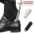 thumbnail image 2 of Miangastore Chausse-Pied Rétractable en Acier Inoxydable Chausse-Pieds en Métal Chausse-Pied Extra Long avec Poignée Ajustable pour Bottes et Chaussures, 2 of 9