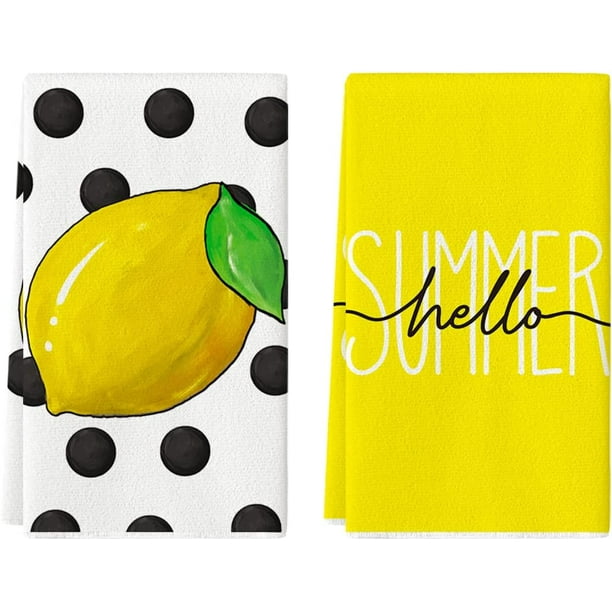 Lemon Kitchen Towels