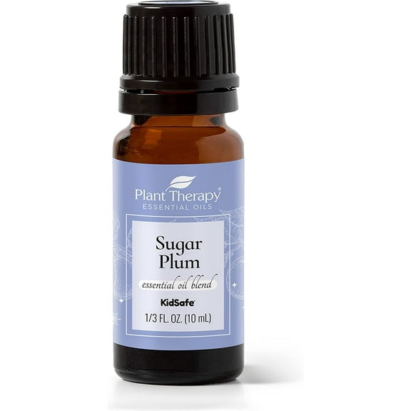 Plant Therapy Sugar Plum Holiday Essential Oil Blend 100% Pure, Undiluted, Natural, Therapeutic Grade 10 mL (1/3 oz)