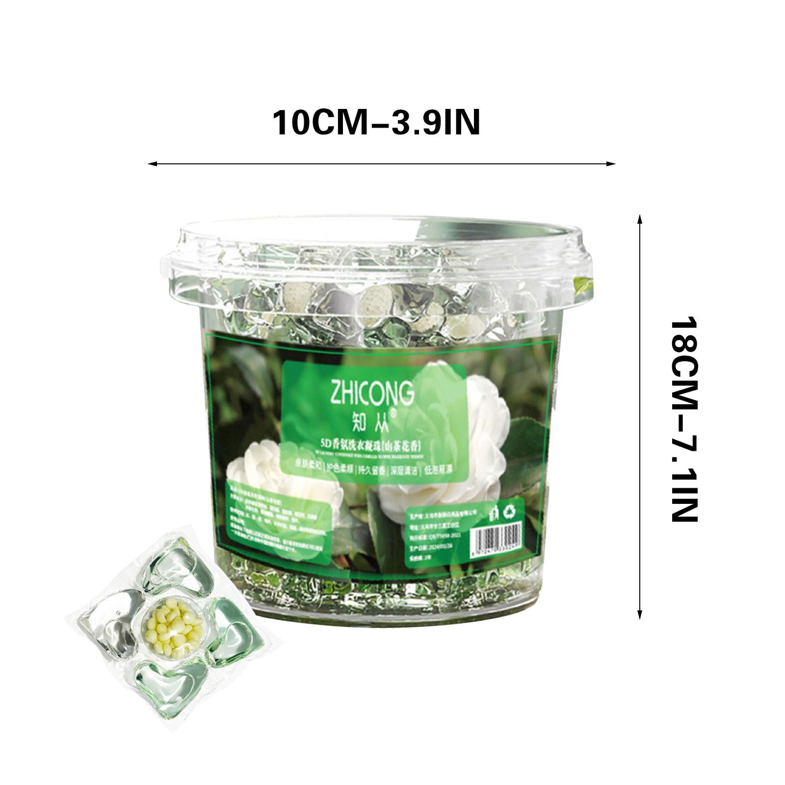 Capsules De Lessive 5 En 1 - Lot De 80 Avec Perles Parfumées - Nettoyage Profond, Fraîcheur Longue Durée Et Protection Des Couleurs