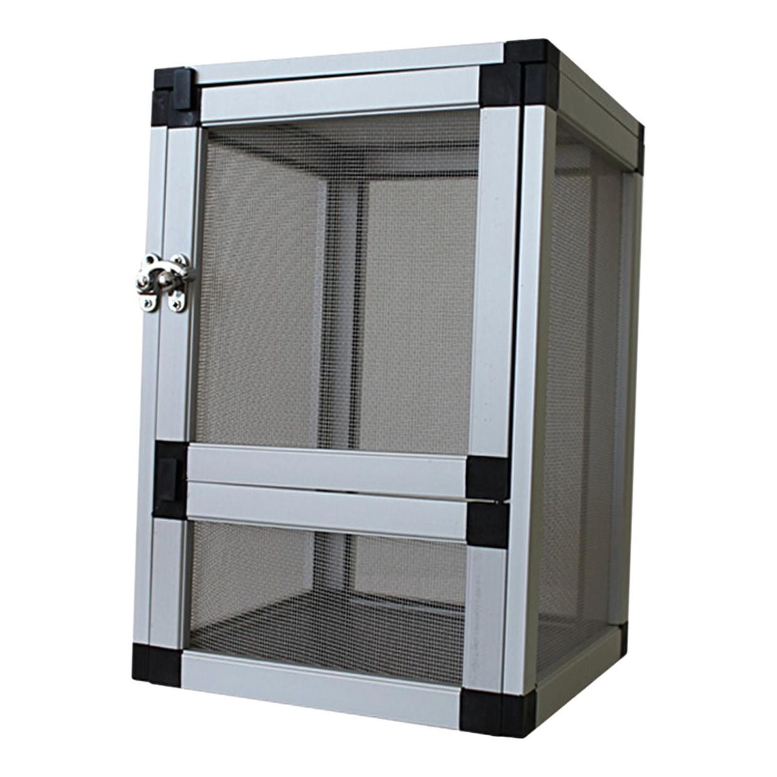 Reptiles Habitat Air Screen Cages Storage Ventilation Feeding Portable Reptile Cage Breeding Box for Frog Crickets Chameleons Gecko Turtle