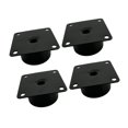 thumbnail image 1 of 4 piezas de patas para muebles, herrajes para muebles, almohadillas antideslizantes de repuesto Negro 5x3cm, 1 of 9