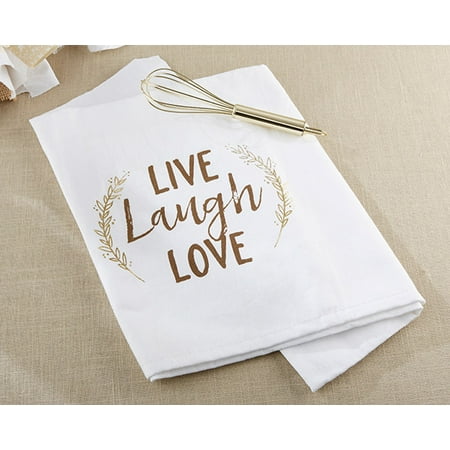 - Live, Laugh, Love Whisk and Tea Towel