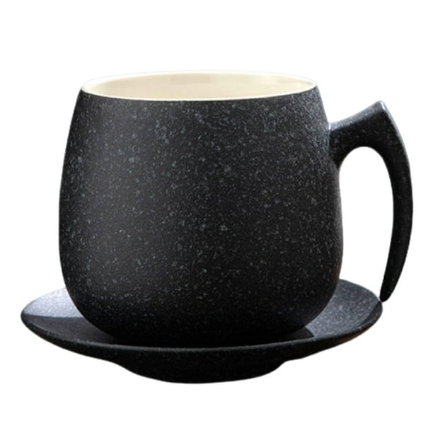 Posavasos Bewildely para Taza de Café Cerámica Esmerilada Estilo Minimalista Juego de Tazas Gris