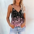 thumbnail image 2 of USSUMA Womens Summer Tops Spaghetti Strap Zip Tanks T-Shirts for Women Trendy Hawaiian Tropical Print Camis Blouses Tops Dressy Sleeveless V Neck Tunic Plus Size Shirts for Women, 2 of 6
