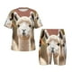 thumbnail image 1 of Balery Cute Alpaca in Daze Conjunto de Pijama Infantil de Manga Corta con Estampado – Ropa de Dormir de Algodón Suave-Large, 1 of 6