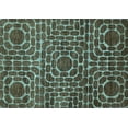 thumbnail image 1 of Ahgly Company Indoor Rectangle Abstract Light Blue Modern Area Rugs, 6' x 9', 1 of 4