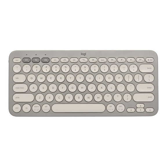Logitech K380 keyboard Bluetooth QWERTY English Gray, Sand