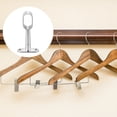 thumbnail image 4 of Soporte de varilla de armario ajustable de 2 piezas, soporte para varilla de armario, plata, 4 of 6