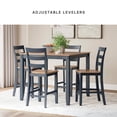 thumbnail image 6 of Ashley Furniture Gesthaven Blue Counter Height Dining Table Set - Set of 5, 6 of 17