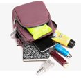 thumbnail image 4 of Sonducket Bolso de mano para mujer, bolso de hombro para mujer, cremallera ajustable, funda para llave de teléfono, compras, decoración Bolsas de mensajero y de hombro Violeta, 4 of 6