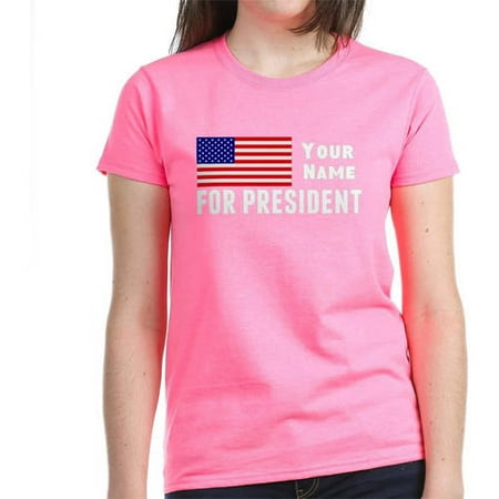 Cafepress Personalized Customize President Women's Dark T-Shirt