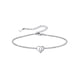 thumbnail image 1 of pulsera de corazón inicial Silvora Pulseras de dijes plata de ley 925 letra U, 1 of 8