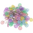 thumbnail image 2 of Guardoinrt 100 Pcs Boutons Épingles à Tête Épingles à Coudre pour Artisanat Style A 1Set, 2 of 6