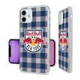 thumbnail image 6 of New York Red Bulls iPhone Plaid Design Clear Case, 6 of 7