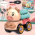 thumbnail image 1 of Coogam Take Apart Puzzle Disassembly Animal Engineering Vehicle Toy With Screwdriver Tool, Fine Motor Skill Toy Car, 1 of 3
