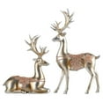 thumbnail image 2 of FYCONE Statues for Home Decor Figurines Sculptures Modern Large Deer Decorations Center Table Living Room Resin 2pcs Big Shelf Accents Bookshelf Fireplace Items Christmas Reindeer, 2 of 3