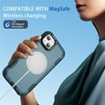 thumbnail image 5 of for iPhone 14 Plus Case with Stand, Compatible with MagSafe, Rugged Shockproof Military-Grade Drop Protection, Built-in Metal Camera Stand, Magnetic Phone Case for iPhone 14 Plus,Royal Blue, 5 of 10
