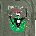 thumbnail image 3 of The Nightmare Before Christmas - Frightfully Festive Wreath - Men's Short Sleeve Graphic T-Shirt, 3 of 5