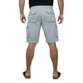 thumbnail image 2 of RAW X Mens Belted 12.5" Inseam Knee Length Cargo Shorts, Slate Grey, 42, 2 of 7