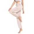 thumbnail image 2 of Pantalon de Yoga Décontracté Confortable à Jambes Larges pour Femmes Abricot P, 2 of 7