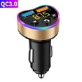 thumbnail image 1 of JaJaBor Émetteur FM Récepteur Audio Voiture Lecteur MP3 3.1A Double Charge Rapide USB Bluetooth-compatible 5.0 Kit Mains Libres Voiture, 1 of 1