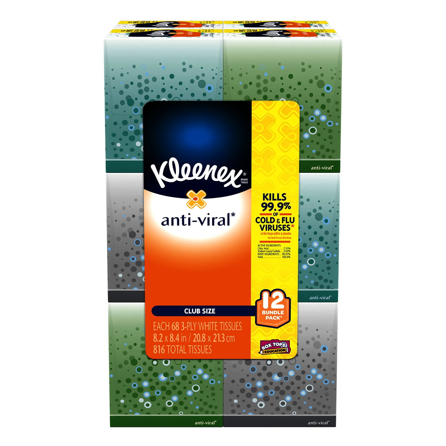 Kleenex AntiViral 3Ply Facial Tissue