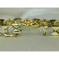 thumbnail image 2 of "Women's Tennis Bracelet 8Ct Round Cut Lab Created Diamond 7"" Size 925 Silver 14K Yellow Gold Plated", 2 of 2