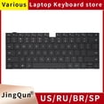 thumbnail image 2 of Clavier Rétroéclairé US RU pour HUAWEI MateBook X Pro MACHR MACH-W19L W19B W29L W09 MACHC-WAH9LP/WAE9LP NSK-360BN 9Z.NEXBN SW Rétroéclairé, 2 of 6